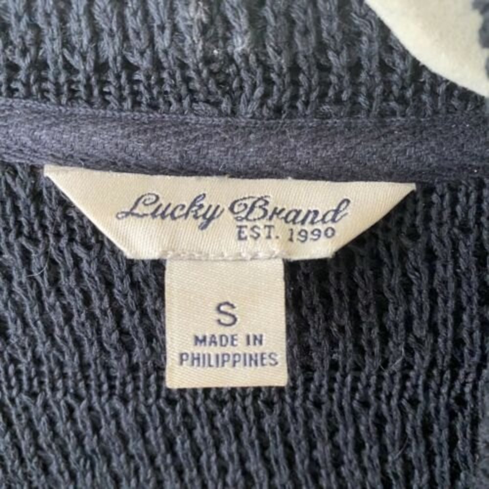 Lucky Brand Womens Waterfall Open Front Cardigan size S G4 - Picture 5 of 6